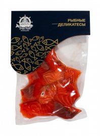 Семга слабосоленая, пивной набор 150 г, нарезка в вакуумной упаковке